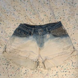 Vintage Levi’s Studded Distressed Shorts